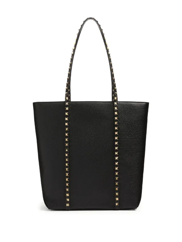 Valentino Garavani ロックスタッズ ハンドバッグ | ブラック Valentino Garavani ロックスタッズ ハンドバッグ | ブラック