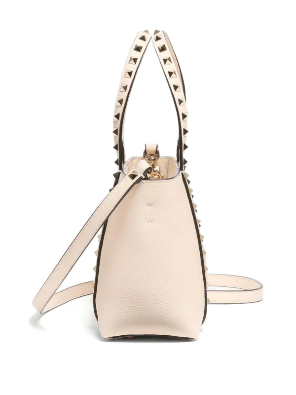 Valentino Garavani ロックスタッズ ハンドバッグ S | ニュートラル