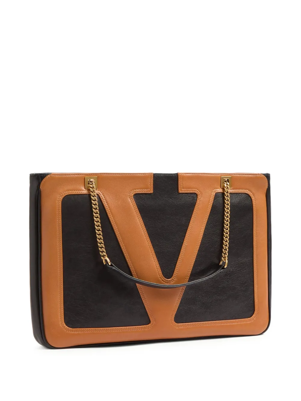 Valentino Garavani Medium Viva Superstar leren shopper Zwart
