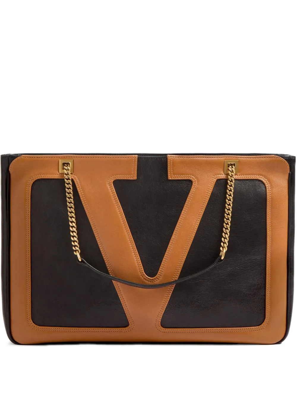 Valentino Garavani Medium Viva Superstar leren shopper Zwart