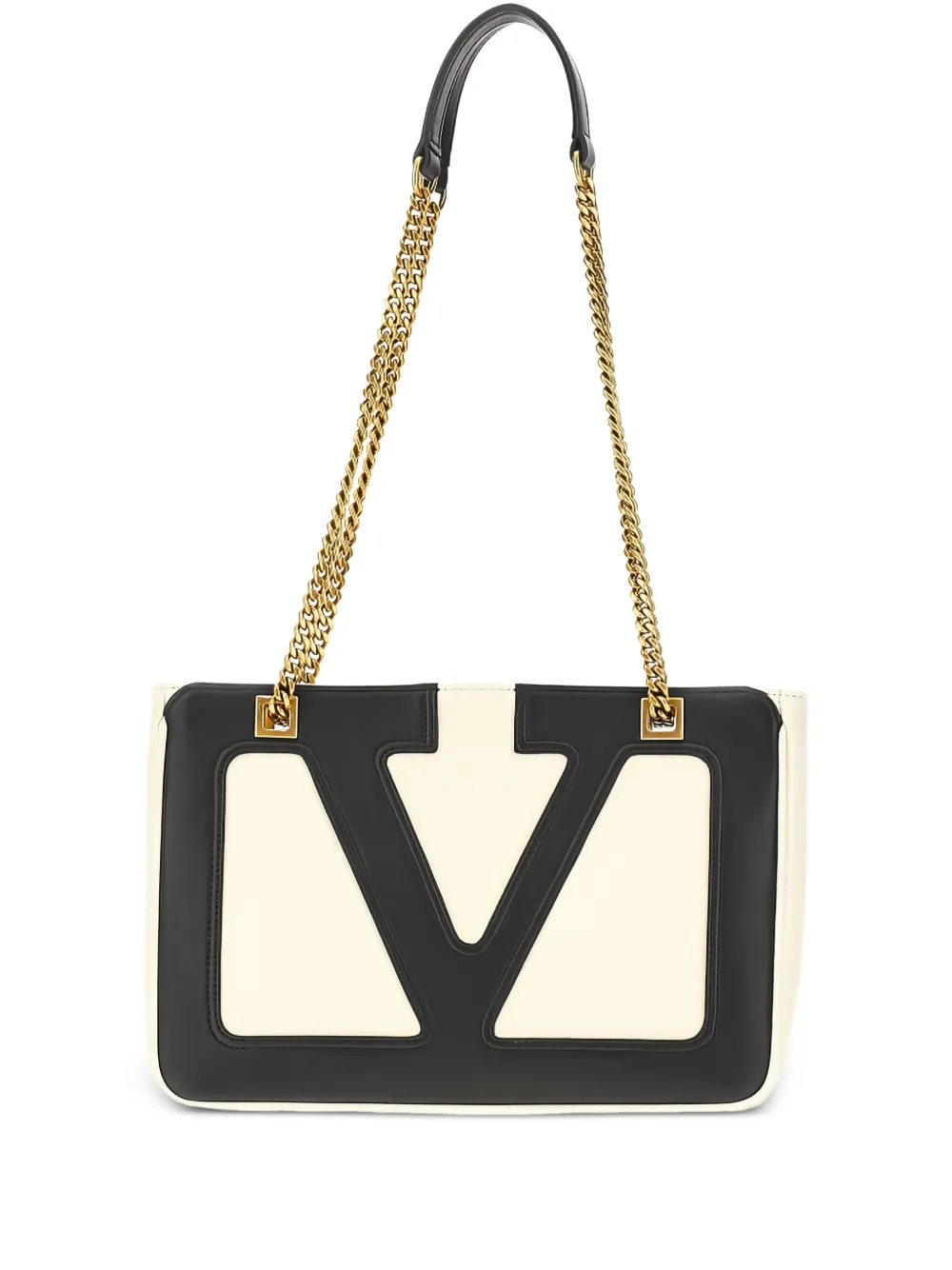 Valentino Garavani Kleine Viva Superstar leren shopper Beige