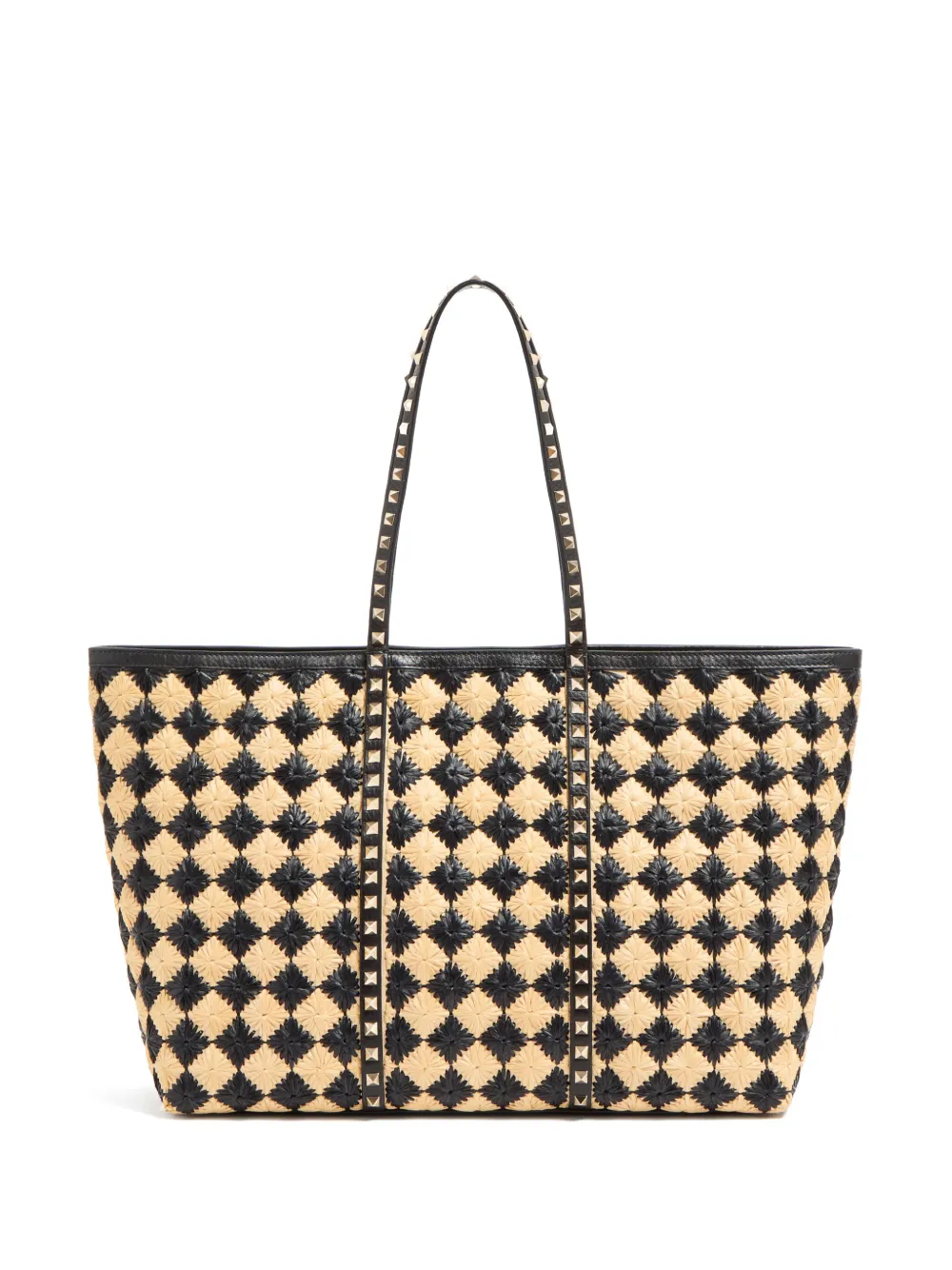 Valentino Garavani Shopper met diamantpatroon - Beige