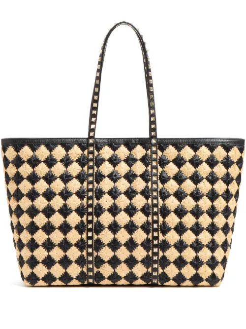 Sac porté épaule brodé à ornements Rockstud - Valentino Garavani - Modalova