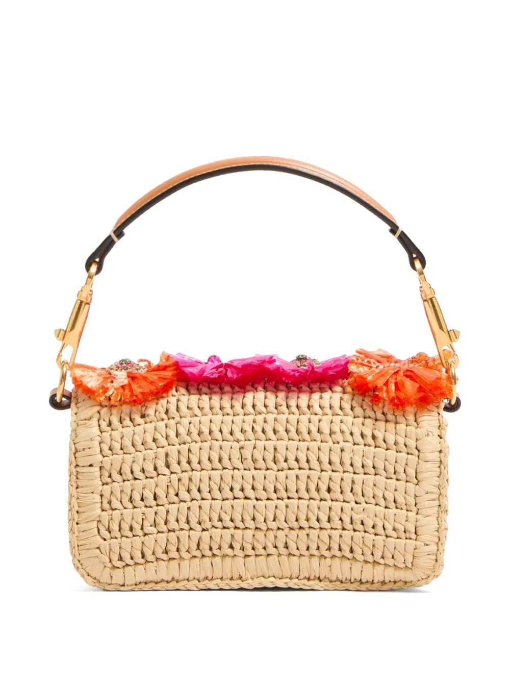 Valentino Garavani Locò kleine schoudertas Beige