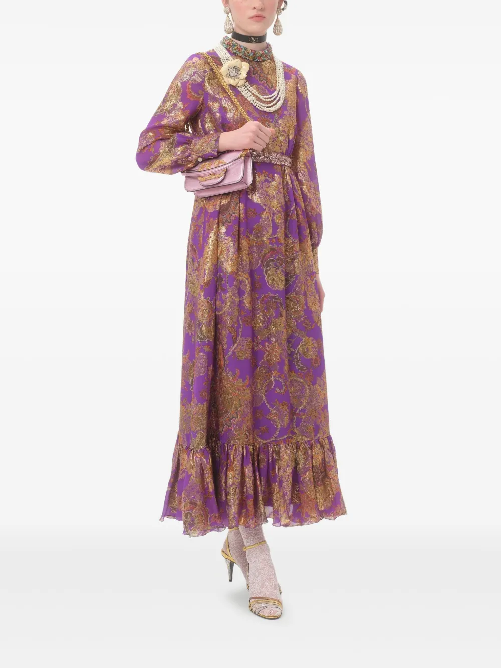 Valentino Garavani Locò kleine schoudertas Roze