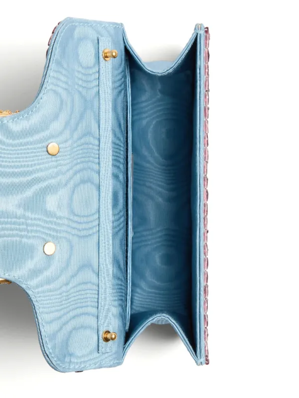 Valentino Garavani Small Locò Shoulder Bag | Blue | FARFETCH GE