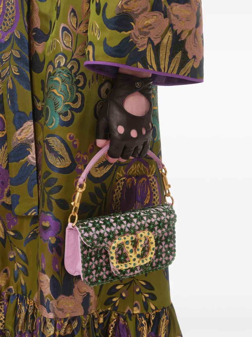 Valentino Garavani Locò kleine schoudertas Groen