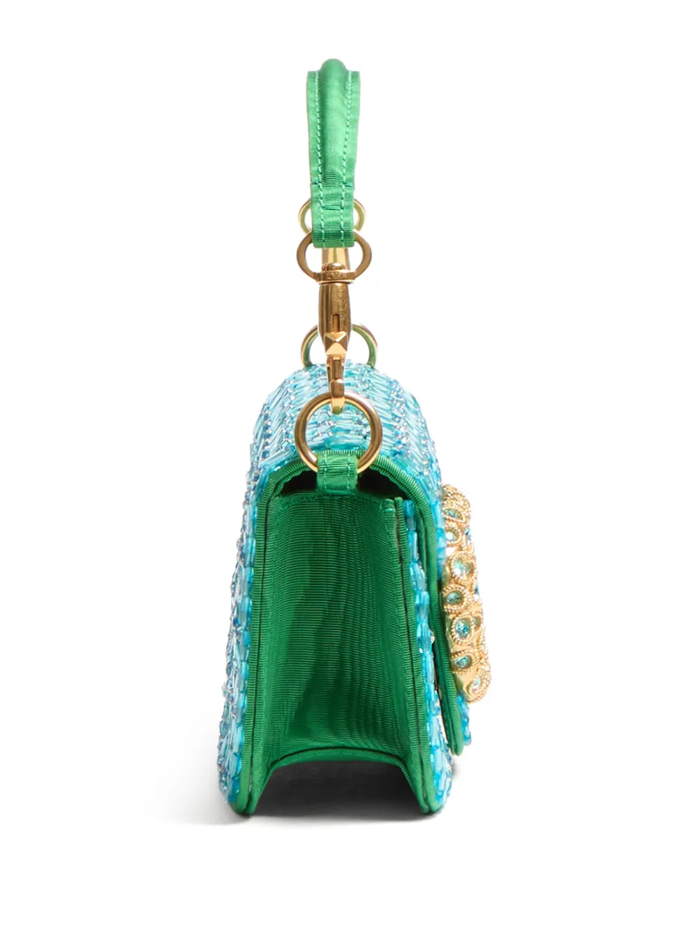 Valentino Garavani Locò kleine schoudertas Blauw