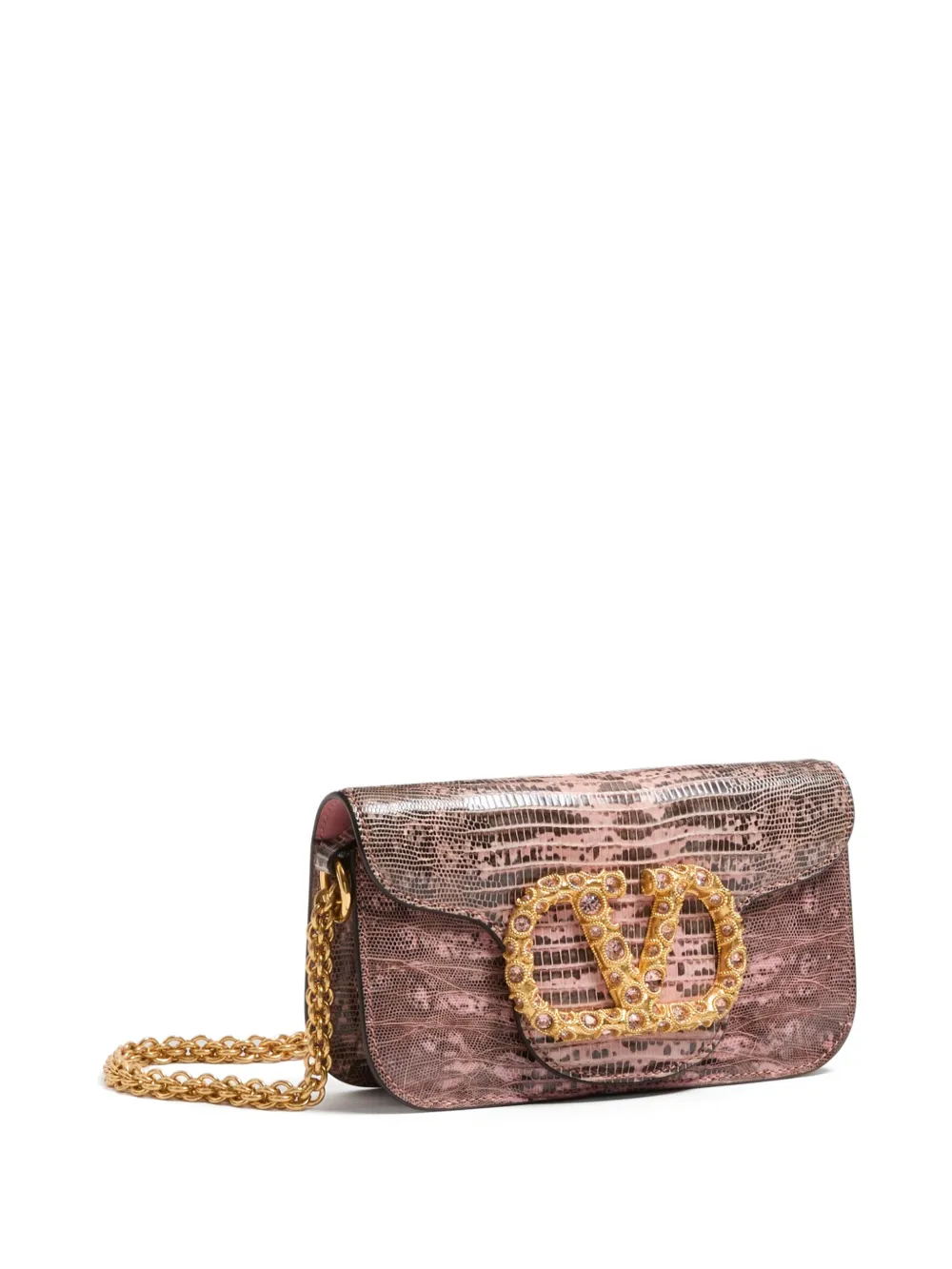 Valentino Small Locò Shoulder Bag In Rosa