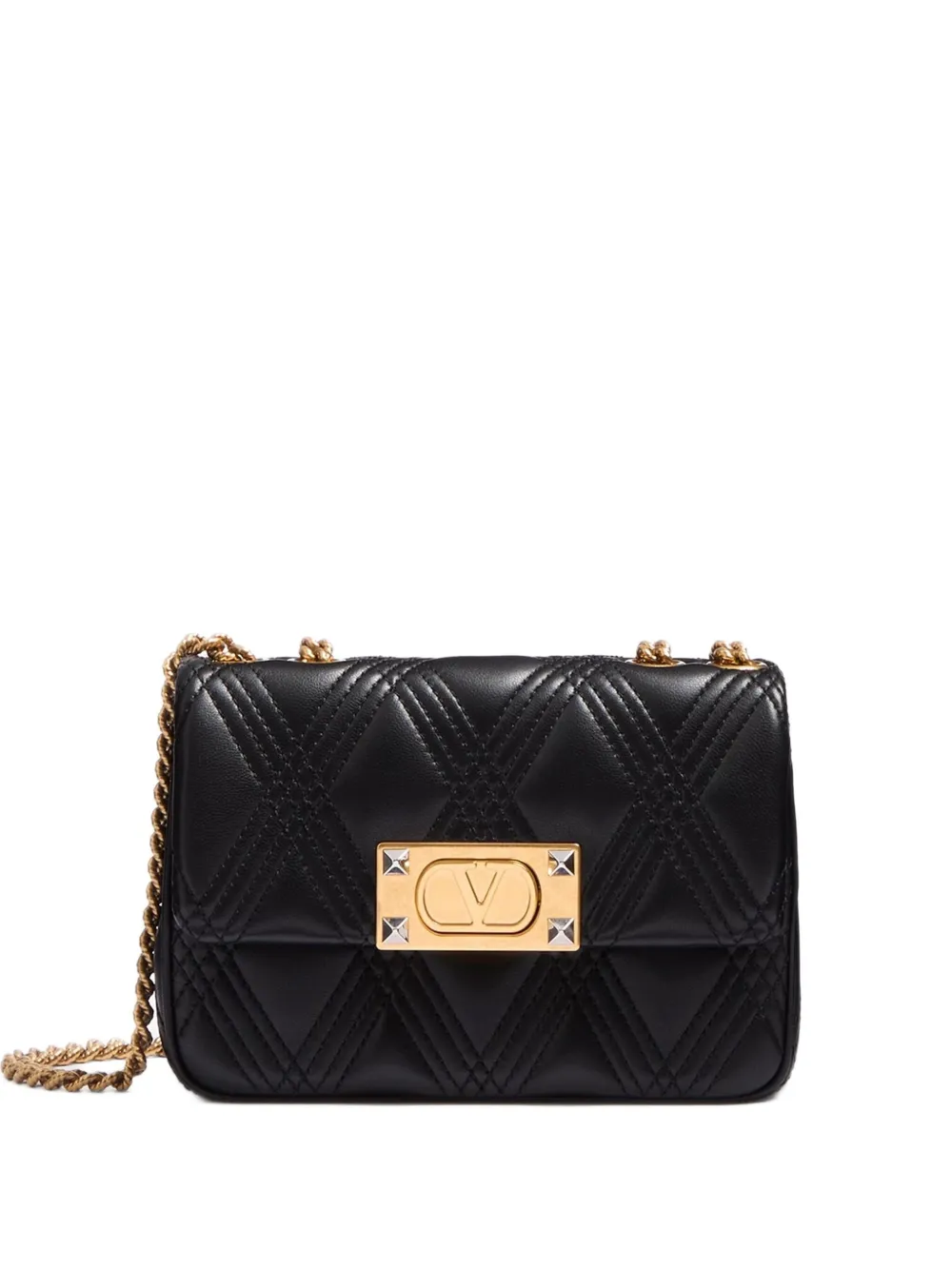 Valentino Garavani small Quiltie 67 shoulder bag – Black