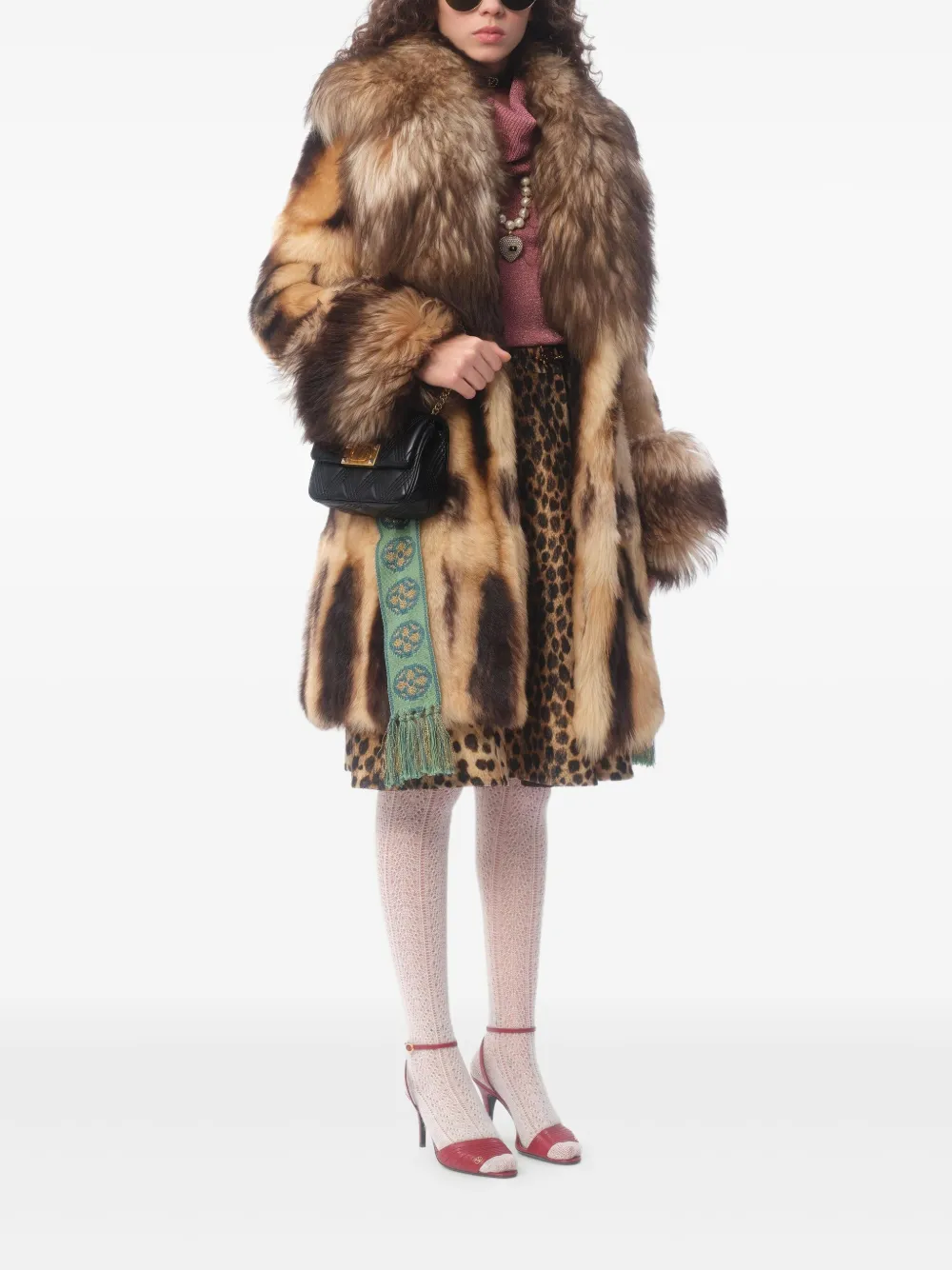 Valentino Garavani Kleine Quiltie 67 schoudertas Zwart