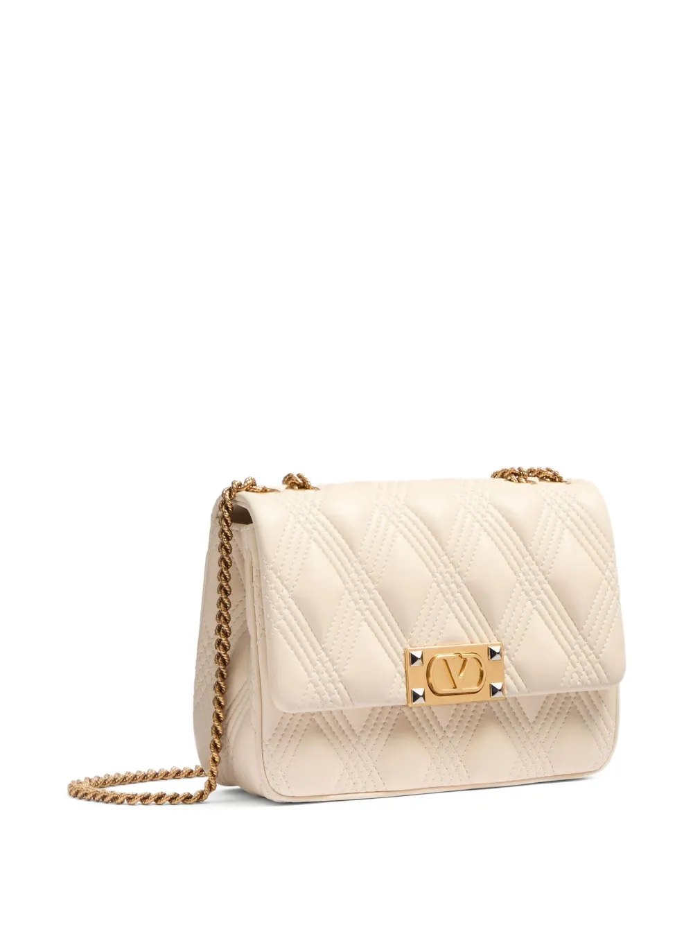 Valentino Garavani medium Quiltie 67 shoulder bag – Neutrals