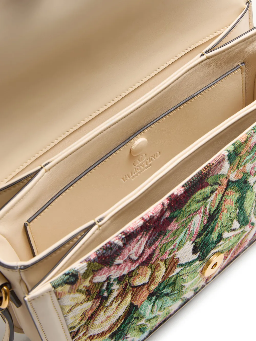 Valentino Garavani 9to5 schoudertas met jacquard Groen