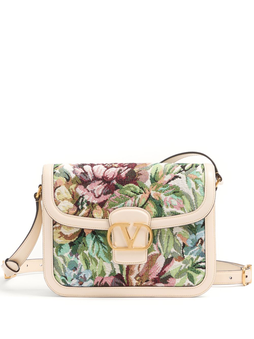 Image 1 of Valentino Garavani 9to5 jacquard shoulder bag