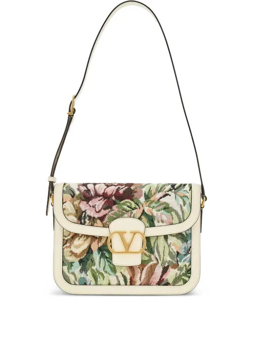 Sac porté épaule 9to5 en jacquard - Valentino Garavani - Modalova