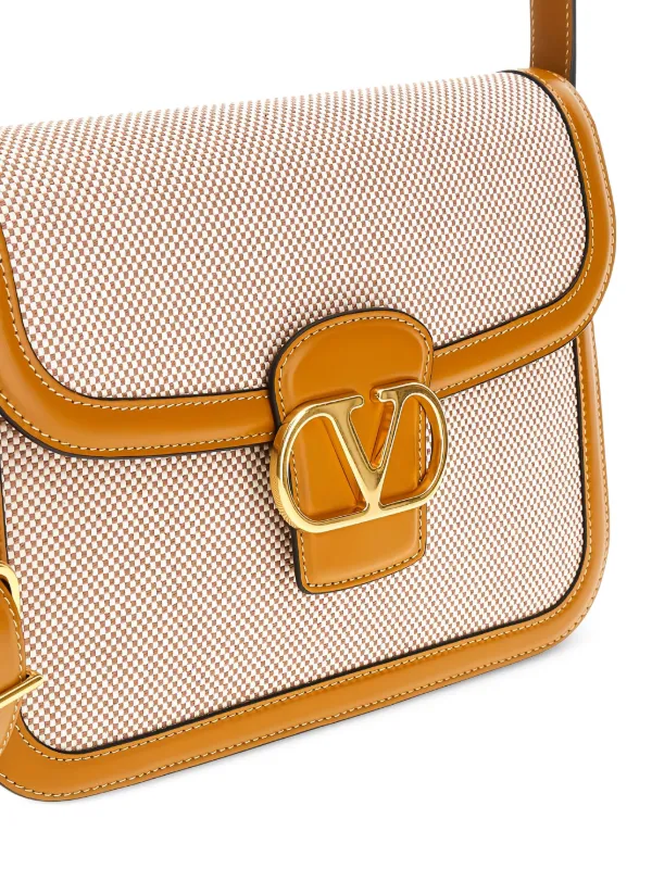 Valentino Garavani 9to5 Canvas Shoulder Bag | Neutrals Valentino Garavani 9to5 Canvas Shoulder Bag | Neutrals