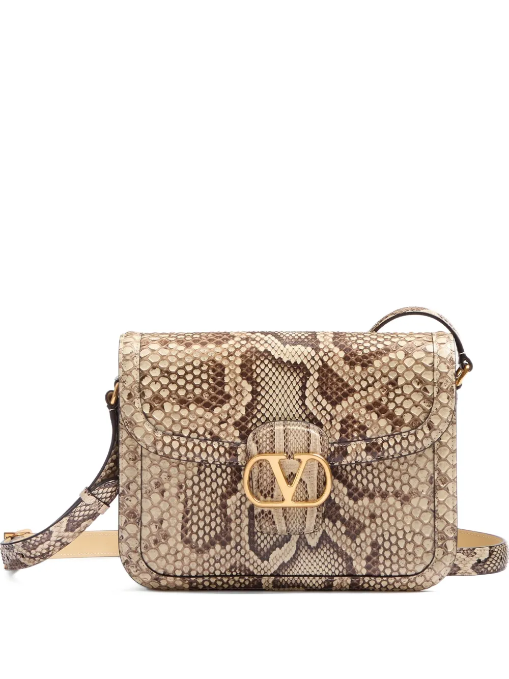 Valentino Garavani 9to5 schoudertas Beige