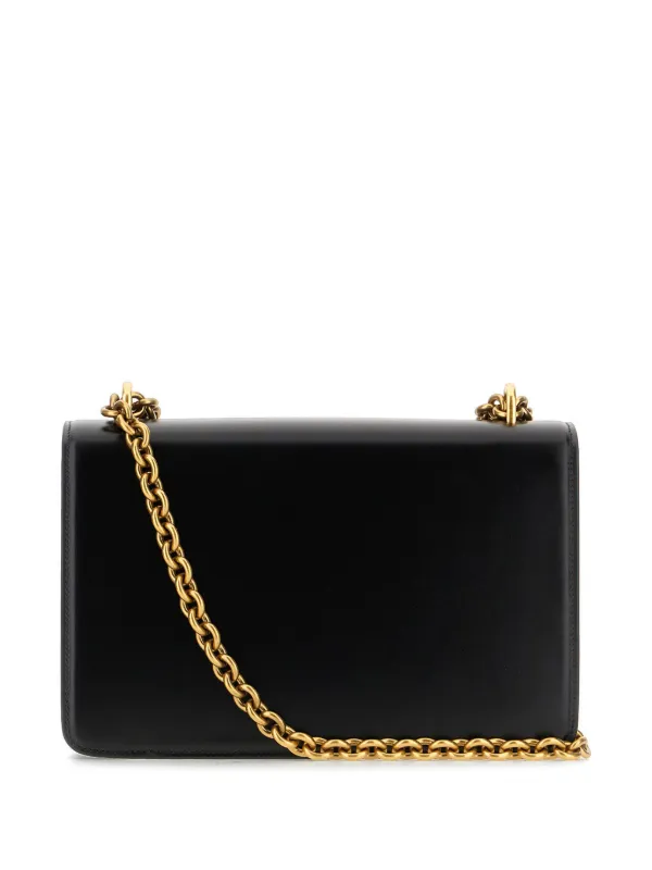 ショルダーバッグ・ポシェット Valentino Garavani Black Leather Vain Shoulder Bag Valentino Garavani Vain Shoulder Bag | Black | FARFETCH