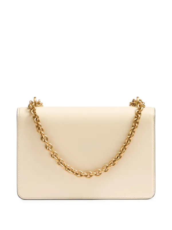 Valentino Garavani Vain Leather Shoulder Bag | Neutrals
