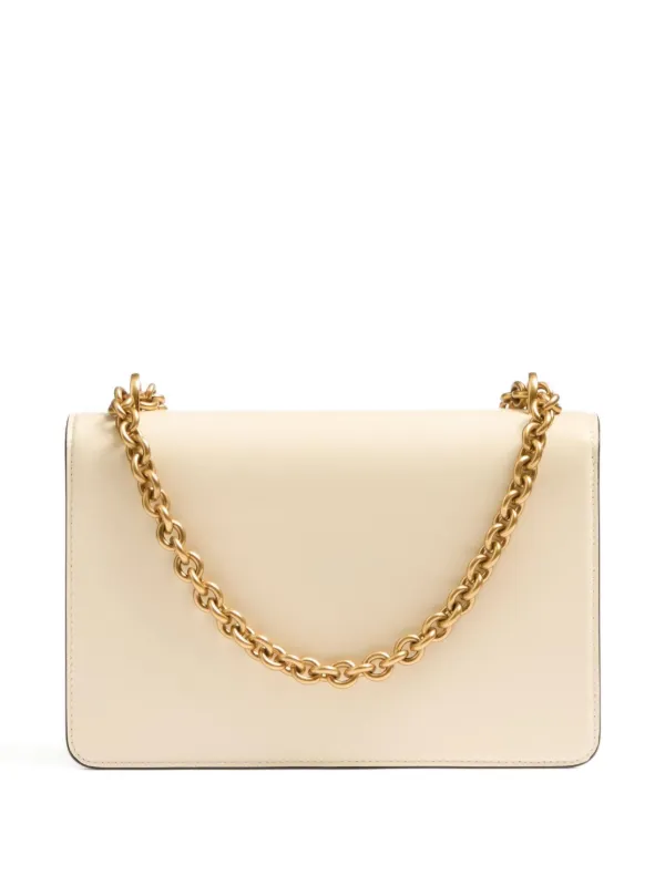 Valentino Garavani Vain Leather Shoulder Bag | Neutrals