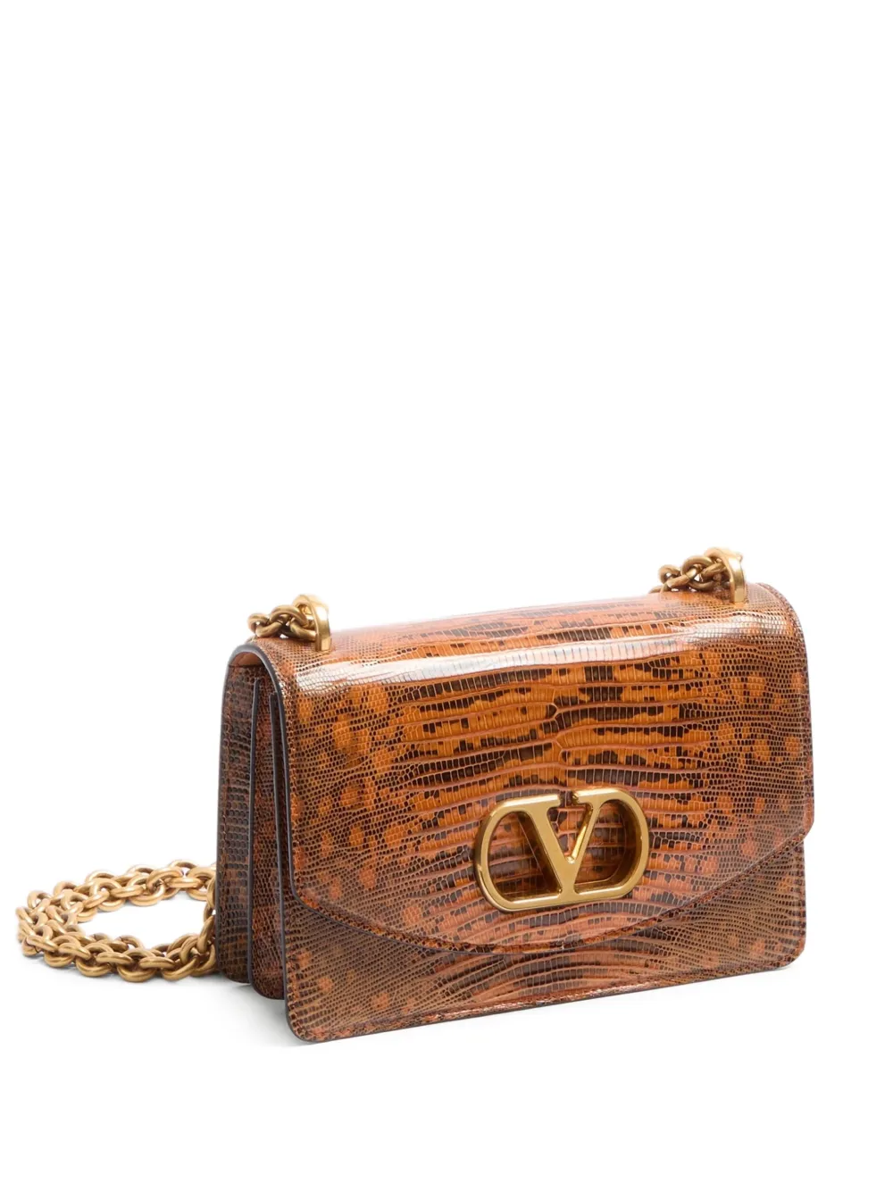 Valentino Garavani Borsa a spalla Vain piccola - Marrone