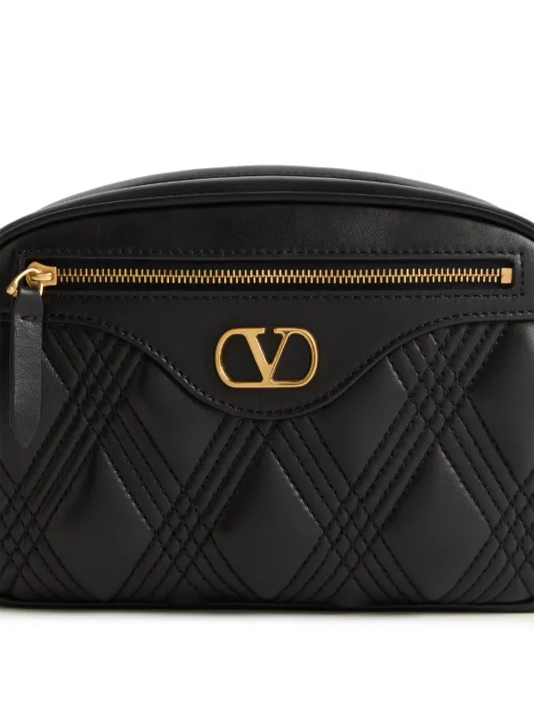 Valentino Garavani Medium Quiltie 67 Shoulder Bag | Black