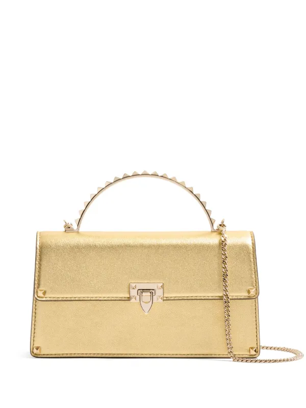 Valentino purse gold sale