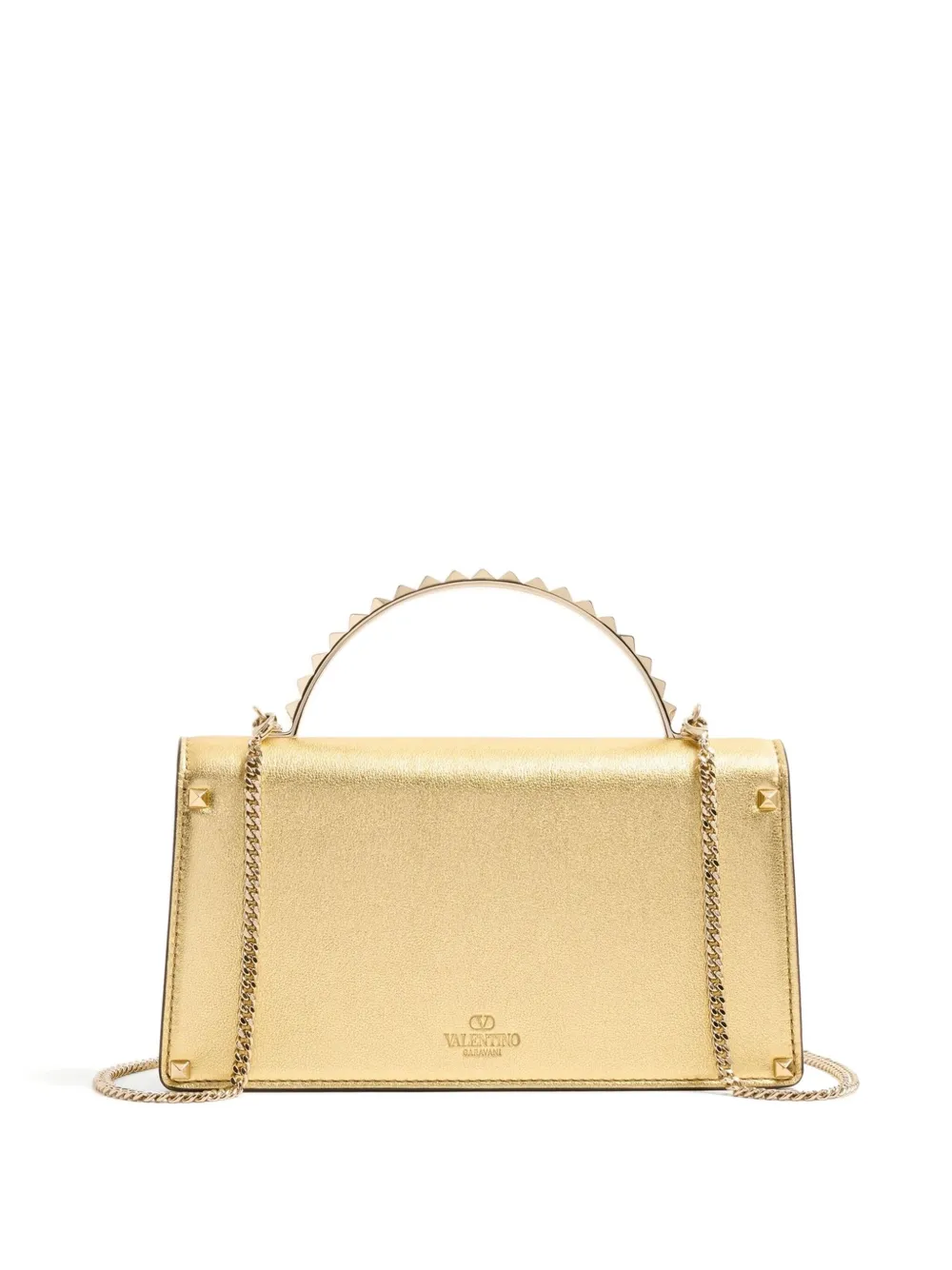 Valentino Garavani Mini-tas met Rockstud-detail Goud