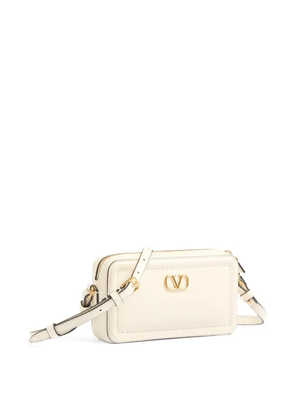 Valentino Garavani Mini Alltime Shoulder Bag | White | FARFETCH RO