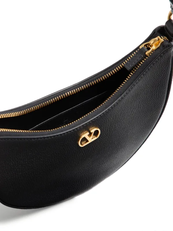VIP【送料関税込】VALENTINO GARAVANI VLOGO HOBO MINI BAG Vlogo Signature Mini Hobo Bag In Grainy Calfskin for Woman