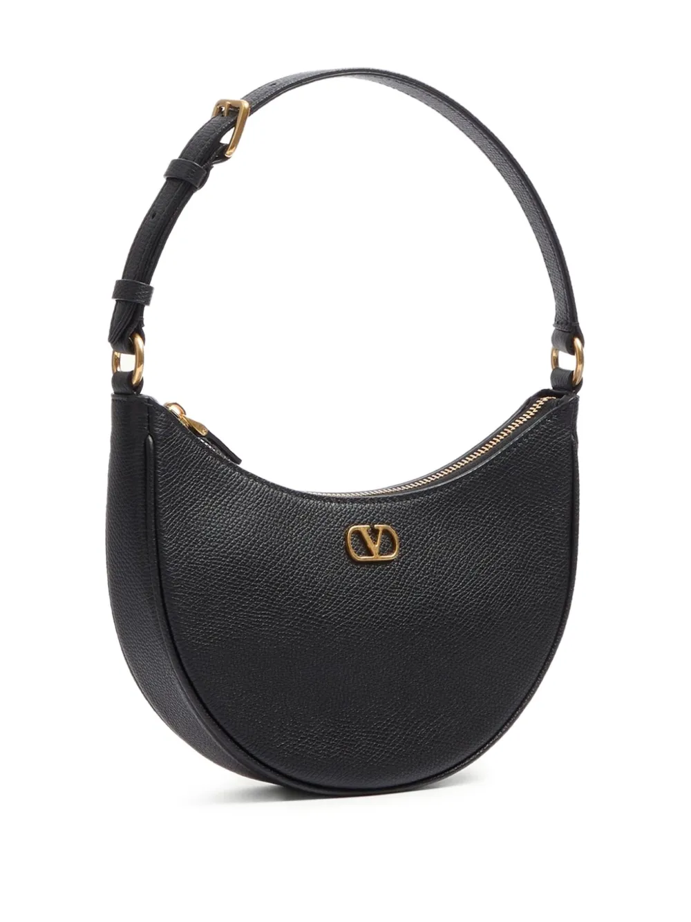 Valentino Garavani Mini VLogo Signature Hobo tas Zwart