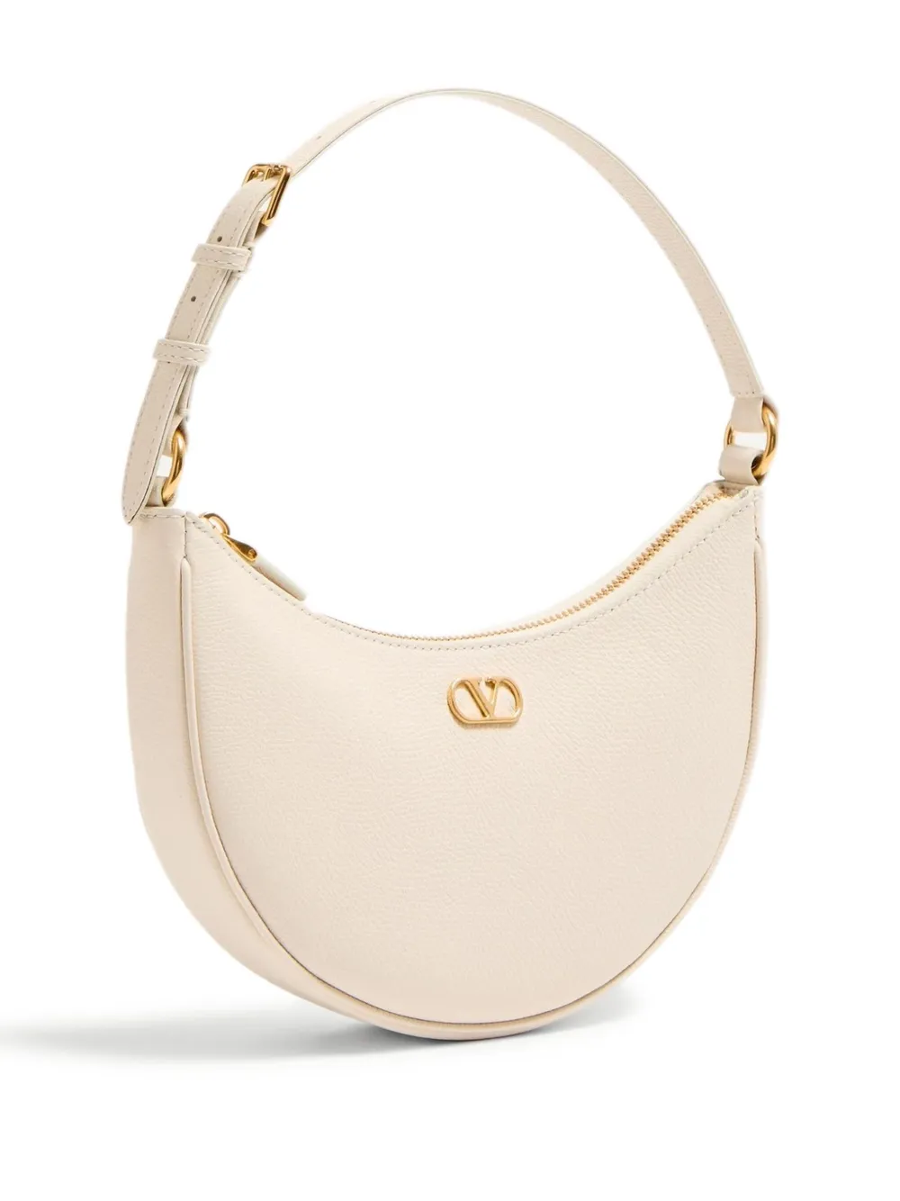 Valentino Garavani VLogo kleine schoudertas Beige