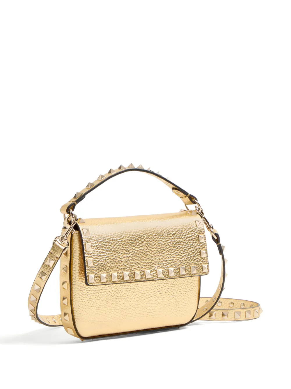Valentino Rockstud Mini Bag In Gold