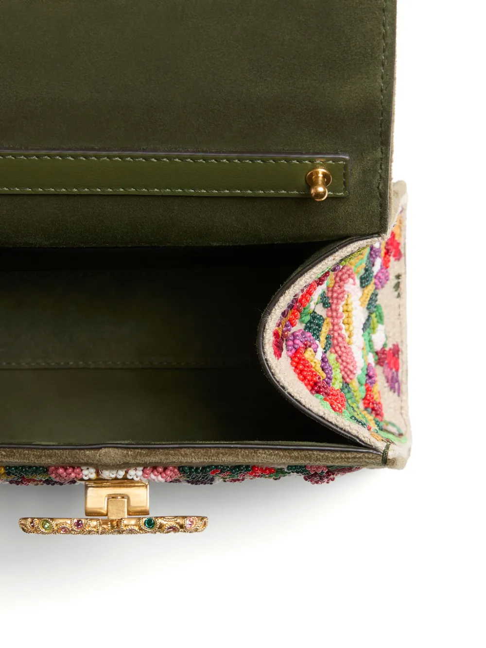 Valentino Garavani Small Vsling Crystal Embellished Top Handle Bag In 中性色