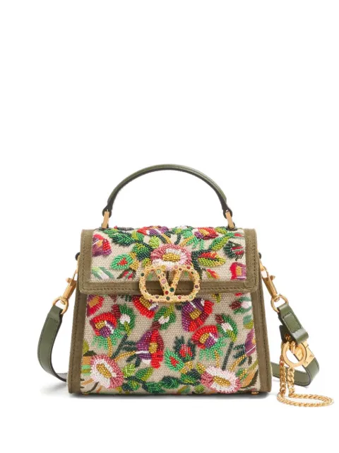 Valentino Garavani bead-embellished tote bag