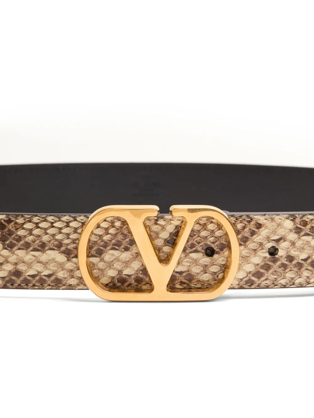 Valentino Garavani 30mm VLogo Signature riem Beige