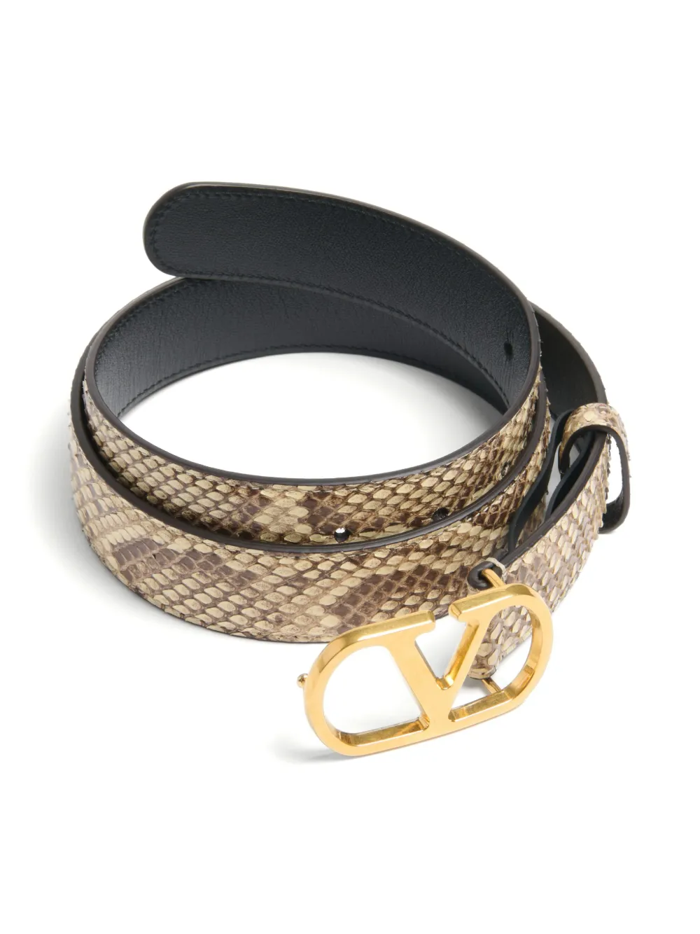 Valentino Garavani 30mm VLogo Signature riem - Beige