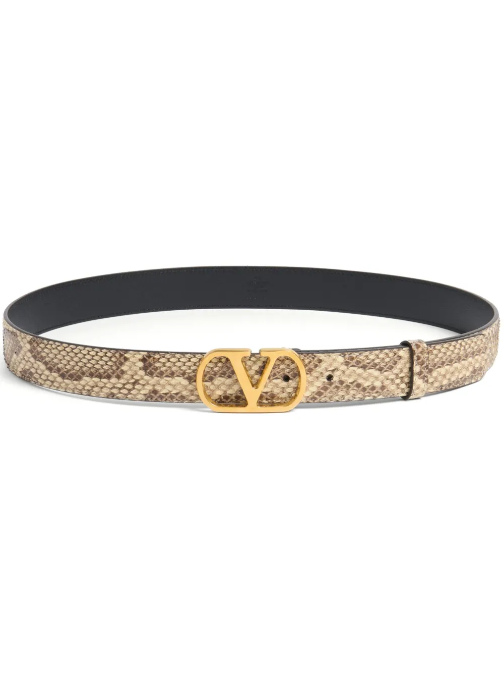 Valentino Garavani 30mm VLogo Signature riem Beige