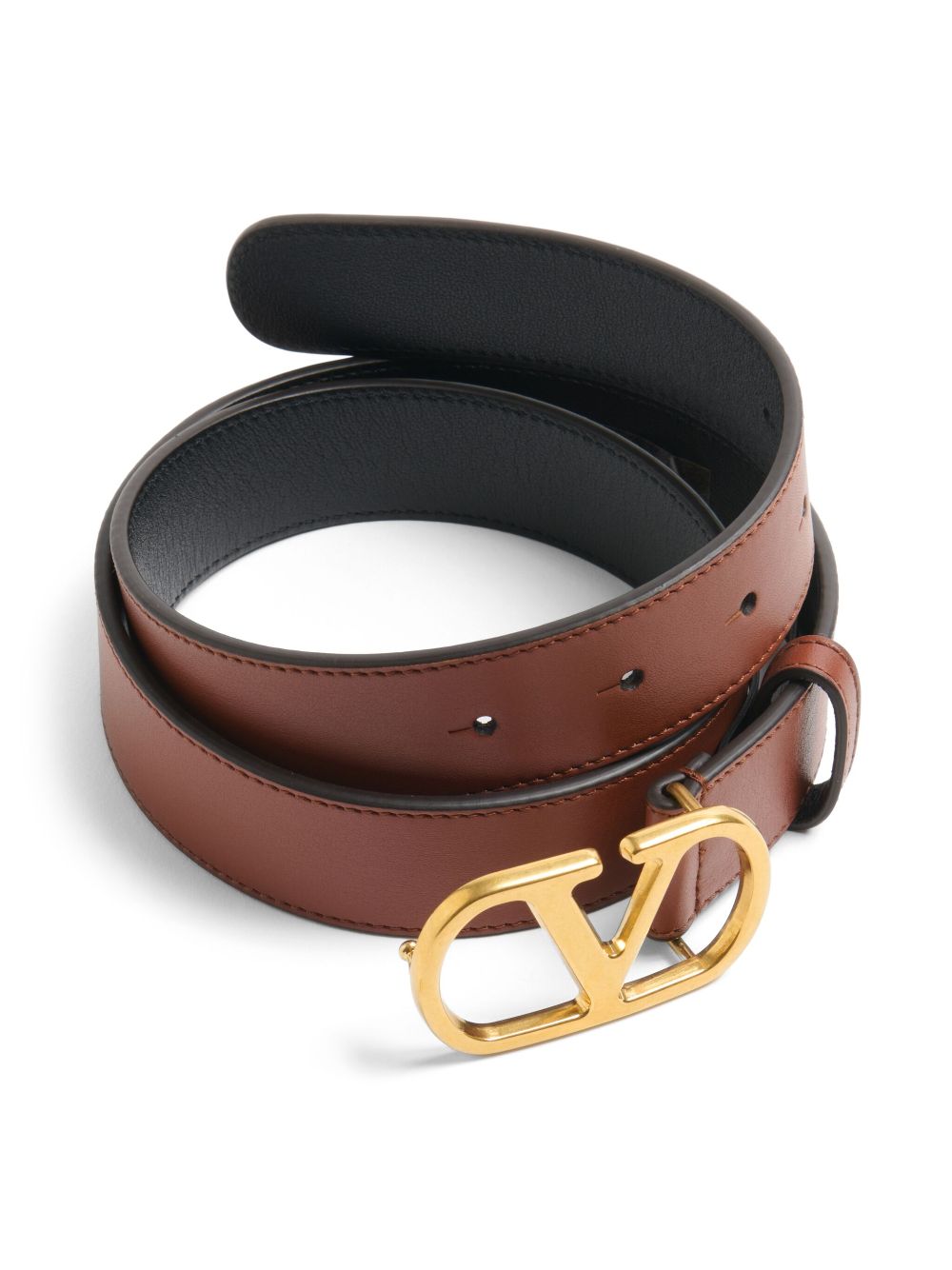 Valentino Garavani VLogo Signature riem Bruin