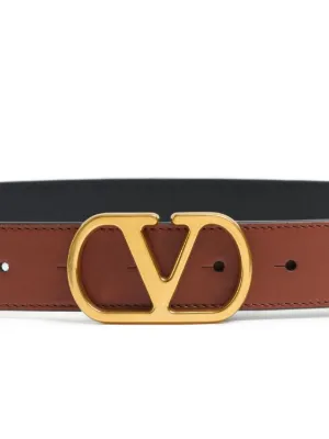 VALENTINO Vロコ シクネチャ リハシフル ハックル ヘルト ☆関税込☆VALENTINO☆SIGNATURE Vロゴ シグネチャー ベルト