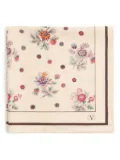 Valentino Garavani Papier Floral silk scarf - Neutrals