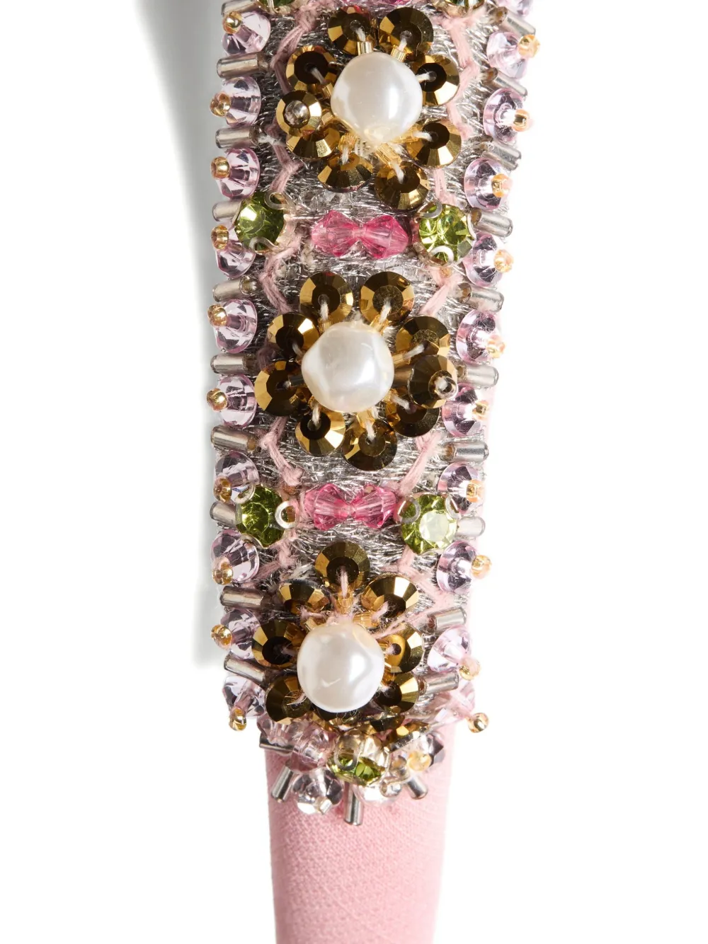 Valentino Garavani エンブロイダリー ヘアバンド | ピンク | FARFETCH JP