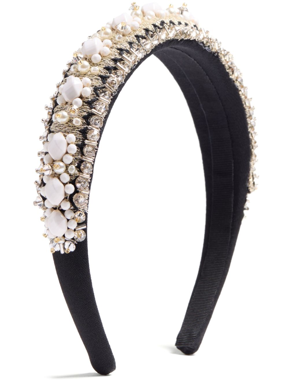 Valentino Garavani embroidered headband - Black