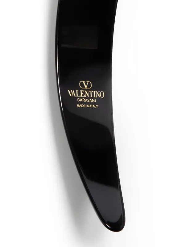 Valentino Garavani Vロゴ シグネチャー ヘアバンド | ブラック