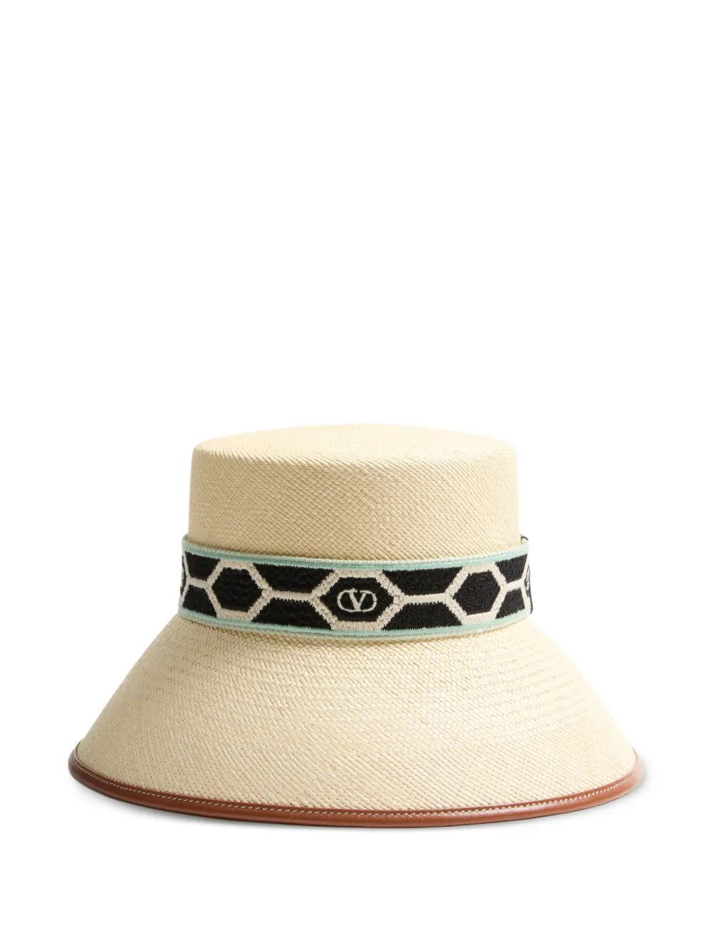 Valentino Garavani Antibes straw bucket hat - Neutrals