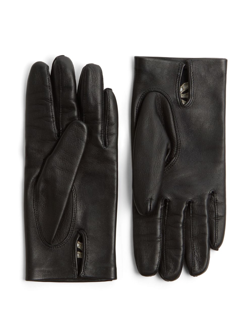 Valentino Garavani cut-out gloves - Black