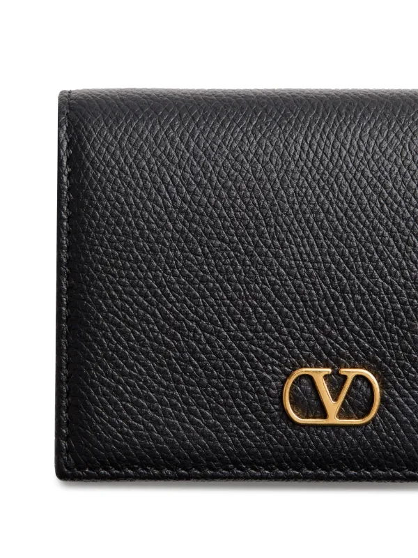 Valentino Garavani Vロゴ シグネチャー 財布 | ブラック Valentino Garavani Vロゴ シグネチャー 財布 | ブラック
