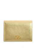 Valentino Garavani VLogo Signature leather wallet - Gold