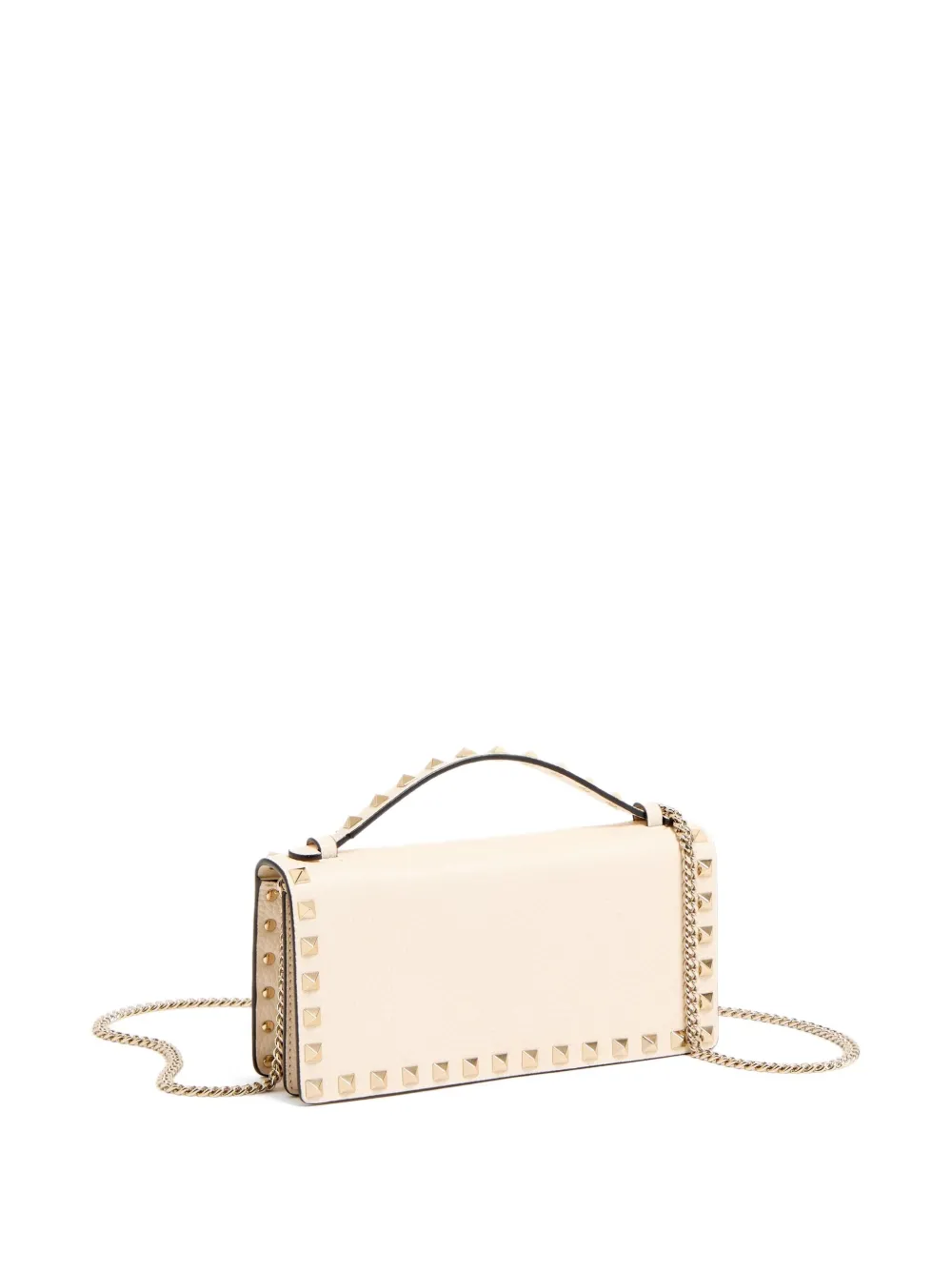 Valentino Garavani Portemonnee met ketting Beige