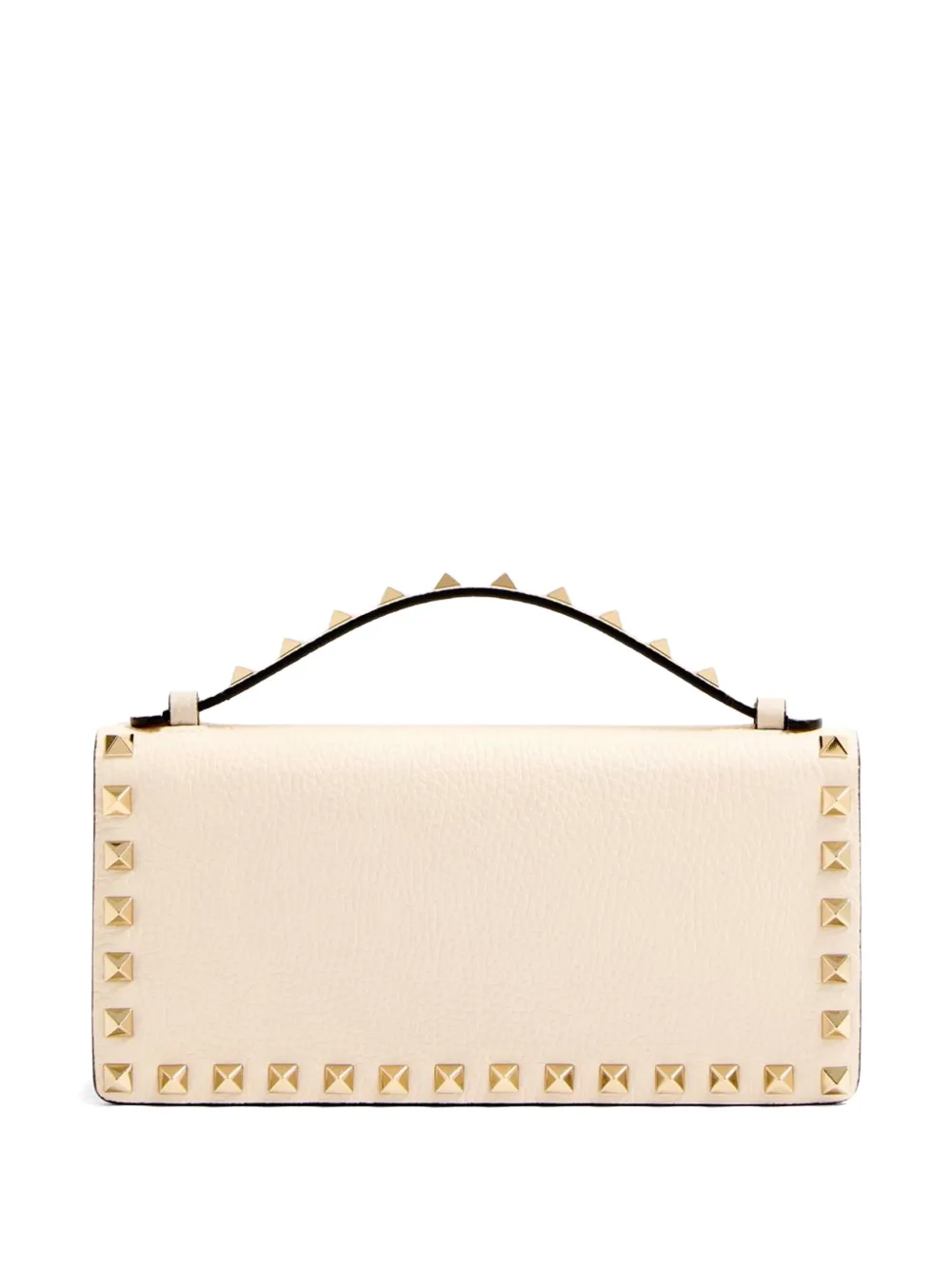 Valentino Garavani Clutch con dettaglio Rockstud - Toni neutri
